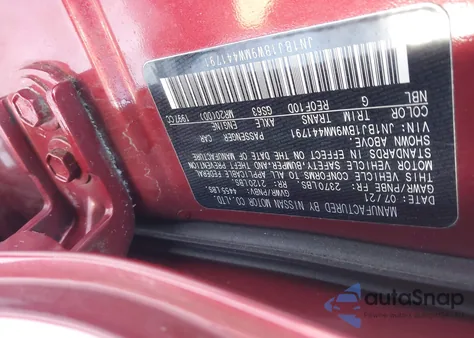 2021 Nissan Rogue Sport Sv Awd Xtronic Cvt z USA, uszkodzony, nr VIN JN1BJ1BW9MW441791